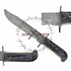 Rebel Wolf Alpha Magnum Jungle Classic Bowie Damascus Steel Knife